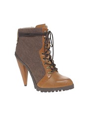 Miss KG Siren Lace Up Heeled Ankle Boot