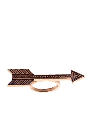 Image 1 of House of Harlow 1960 Antiqued Arrow Ring