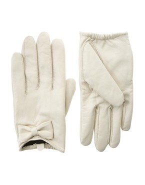 Image 1 of ASOS Leather Bow Glove