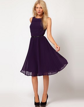 Image 1 of Oasis Stripe Lace Dress