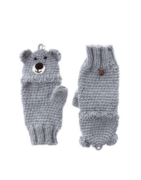 Image 3 of ASOS Bear Converter Gloves