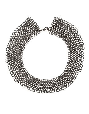 Image 1 of ASOS Metal Mesh Collar