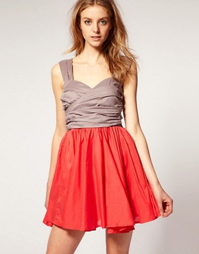 Image 1 of ASOS Summer Dress with Twist Bust