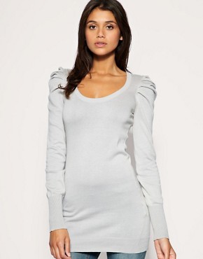 Image 1 of Vero Moda Pleat Shoulder Detail Knitted Dress