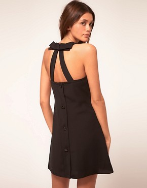 Image 1 of ASOS Swing Dress with Bow Back