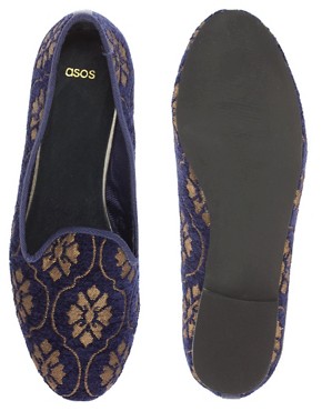 Image 4 of ASOS LEO Slippers with Tappestry Detail