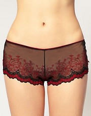 By Caprice Short With Mesh & Satin Bow