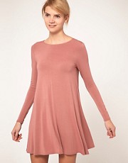ASOS Swing Dress With Long Sleeves