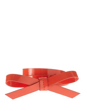 Image 1 of ASOS Bow Skinny Belt