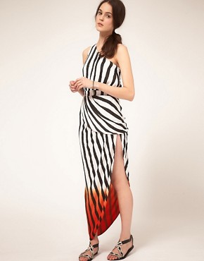 Image 1 of Sass and Bide 'Beyond this Life' Dip Dye Stripe Maxi Dress