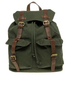 Image 1 of ASOS Canvas Backpack