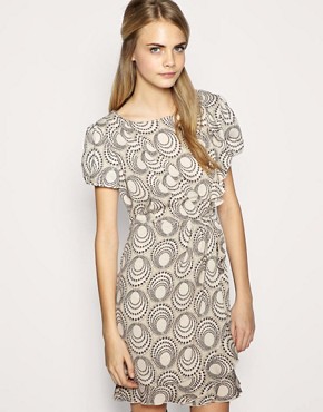 Image 1 of A|Wear 60s Mock Wrap Dress