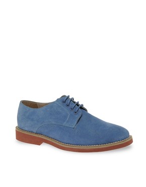 Image 1 of ASOS Suede Officer Shoes