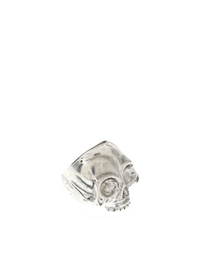 Image 1 of ASOS Chunky Skull Head Ring