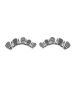 Image 1 of Paperself Paper Lashes - Clown