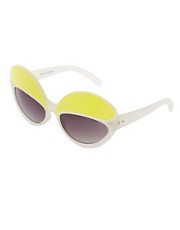 ASOS Cat Eye Sunglasses With Extreme Highbrow