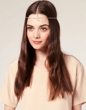 Image 1 of ASOS Skinny Chain Crown Head Band
