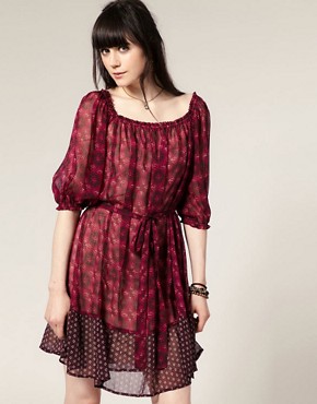 Image 1 of A|Wear Mix & Match Print Dress