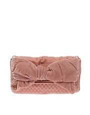 Juicy Couture Velvet Bow Clutch Bag