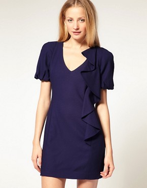 Image 1 of French Connection Ruffle Detail Dress
