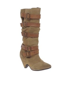 Image 1 of French Connection Rosalie Mid Heeled Long Boot