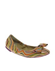 Paul by Paul Smith Taona Bow Front Ballet Pump