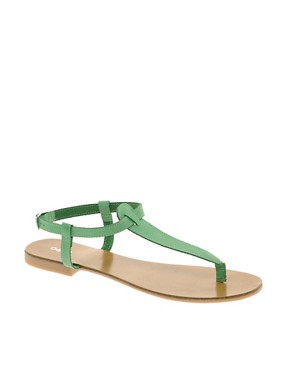 Image 1 of Oasis Plain Toe Post Sandals