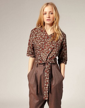Image 1 of Camilla Norrback Dorothy Squirrel Print Blouse
