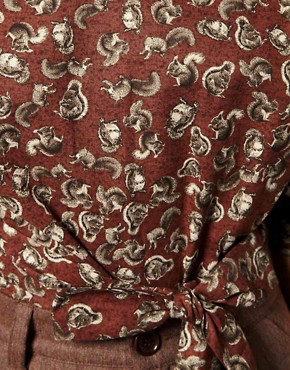Image 3 of Camilla Norrback Dorothy Squirrel Print Blouse