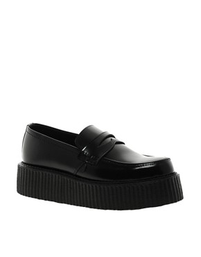 Image 1 of Underground Exclusive Black Double Sole Loafers