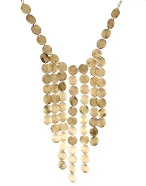 Image 1 of French Connection Multi Disk Necklace
