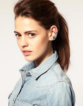Image 2 of ASOS Wing Star Ear Cuff