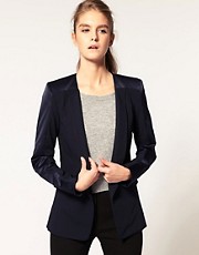 ASOS Tux Blazer With Contrast Sleeves