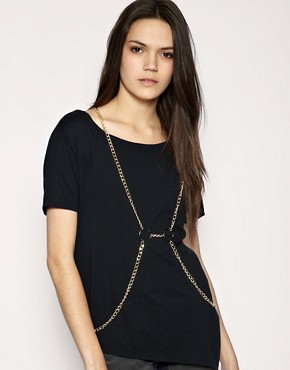 Image 1 of ASOS Double Ring Chain Harness