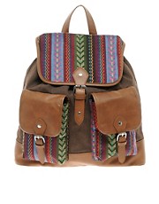 ASOS Aztec Patch Backpack