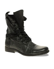 River Island Multi-Eyelet Military Boots
