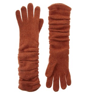 Image 1 of ASOS Basic Angora Mix Gloves
