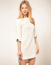 French Connection Dress With Drop Back Hem