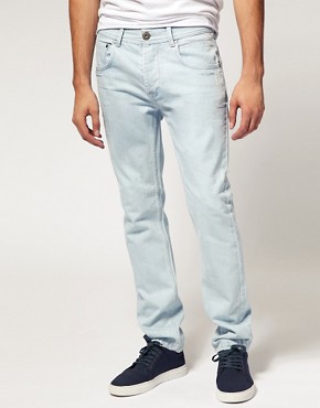 ASOS Bleach Slim Fit Jeans