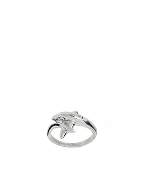 Image 1 of ASOS Dolphin Pinky Ring