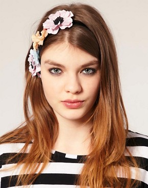 Image 1 of ASOS Multi Corsage Stretch Head Band