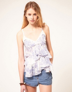 Image 1 of Mimosa China Doll Ruffle Camisole Top