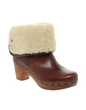 Image 1 of UGG Lynnea Clog Leather Ankle Boot