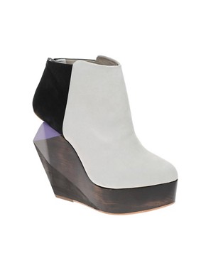 Image 1 of Finsk Wooden Wedge Ankle Boot