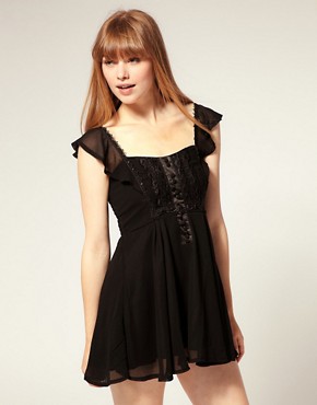 Image 1 of Yumi Dress With Frill Strap