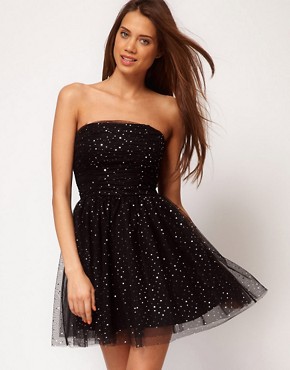Image 1 of ASOS Party Dress in Sequin Mesh