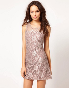 Image 1 of Paprika Lace Vest Dress