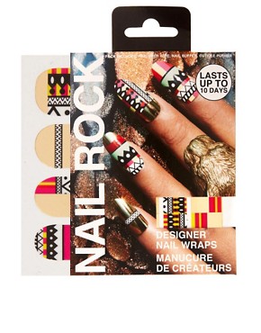Image 1 of Nail Rock Tribal Print Nail Wraps :