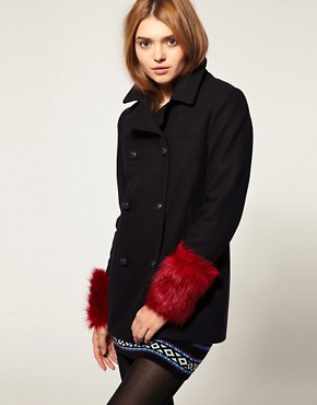 Image 1 of Ana Konder Exclusive for ASOS Faux Fur Cuff