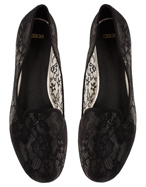 Image 3 of ASOS LORD OF THE MANOR Lace Slipper